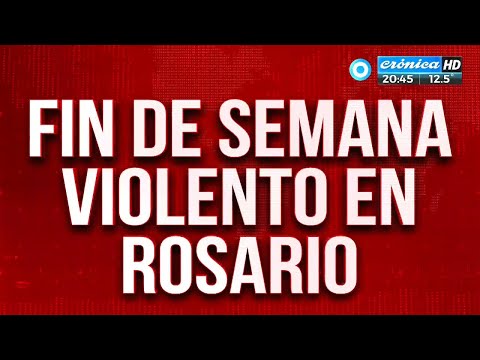 Finde violento en Rosario: 3 crimenes en 12 horas