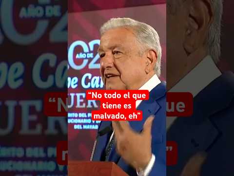 AMLO pide a los más ricos de México opinar sobre la sobrerrepresentación #shorts