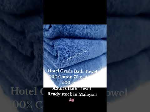Hotel Grade Bath Towel 70x140cm 550gram 100% Cotton Ready stock in Malaysia 🇲🇾
