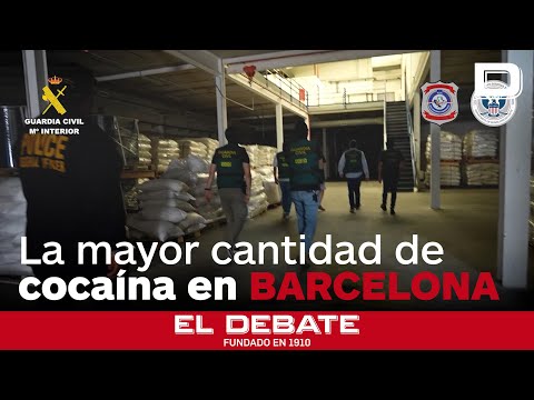 La Guardia Civil se incauta de la mayor cantidad de cocaína registrada en el puerto de Barcelona