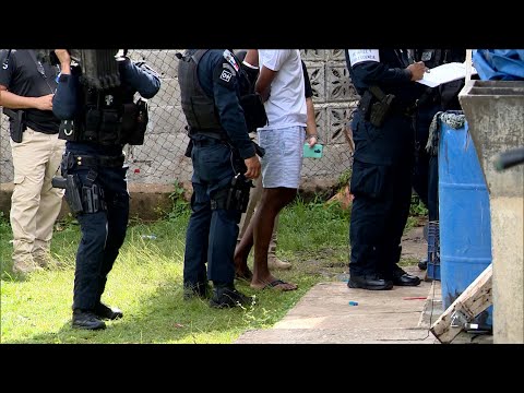 6 personas detenidas por pandillerismo tras operativo en Santa Marta