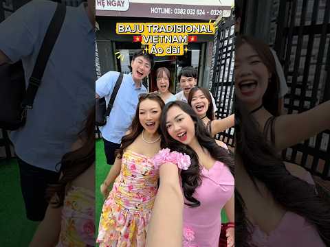 COBAIN BAJU VIETNAM BARENG BESTIE 😍 | Klara Tania #holidayswithshorts #ramadanwithyoutube #shorts