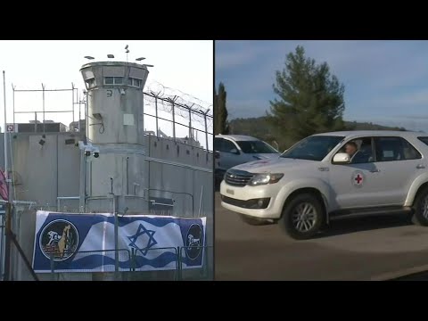 Security outside Ofer prison ahead of second hostage-prisoner exchange | AFP