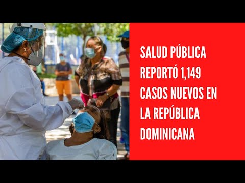 Salud pública reportó 1,149 casos nuevos en el boletín 653 de la República Dominicana