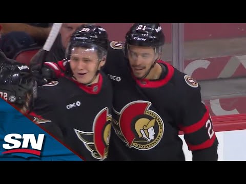 Senators Tim Stutzle Dances Around Defence Before Setting Up Mathieu Joseph