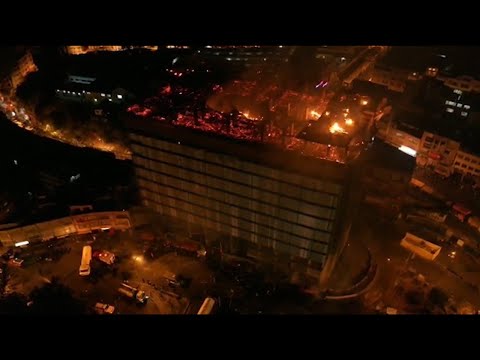 ¿Qué provocó el incendio en el Mall Gran Vía?