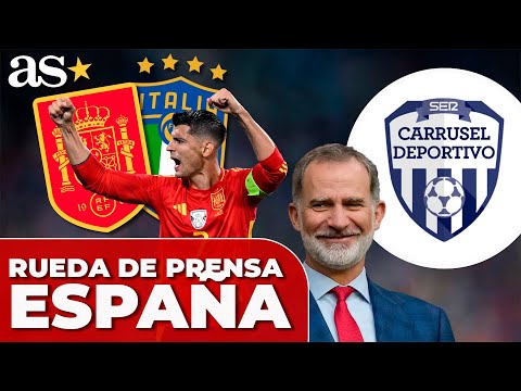 ESPAÑA 1 - ITALIA 0 | REY FELIPE VI, MORATA, NICO WILLIAMS... RUEDA DE PRENSA | EURO 2024