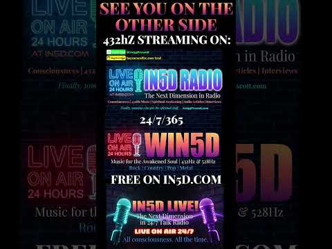 🎵 See You On The Other Side 🎵 432Hz | Streaming FREE 24/7 on WIN5D & In5D Radio at In5D