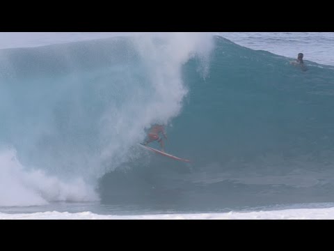 Kalani Chapman's Wave and Rescue. Pipeline January 13th
