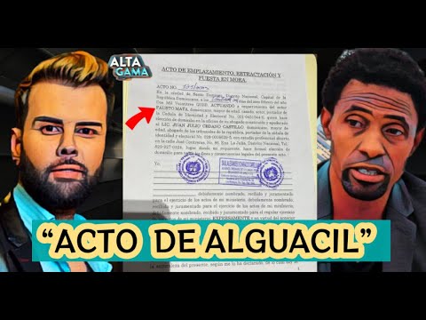 Fausto Mata demanda mediante acto de Alguacíl a Enrique Crespo Alta Gama en Radio/Ovandy Camilo