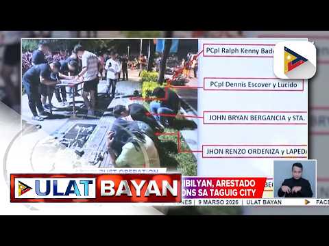 2 pulis at ilang sibilyan, arestado sa drug buy-bust operations sa Taguig City