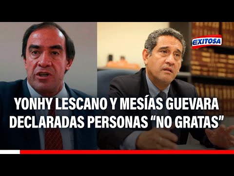 Acción Popular declara personas no gratas a Yonhy Lescano y Mesías Guevara por traición al partido