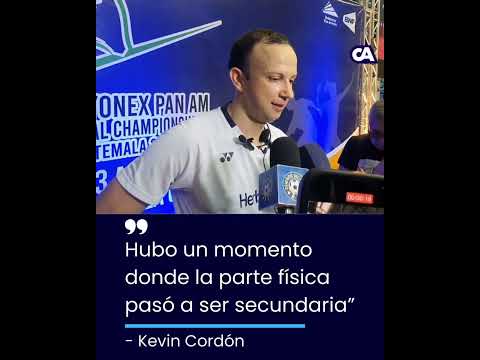 Kevin Cordón: El deseo de ganar hizo que se movieran más rápido las piernas