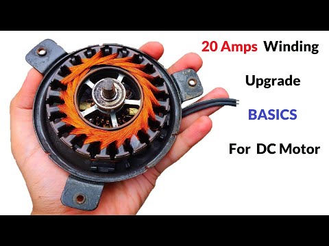 12V 20 Amps DC Motor from Car Exhaust Fan ( Copper Winding Reuse & Upgrade ) Part - 2