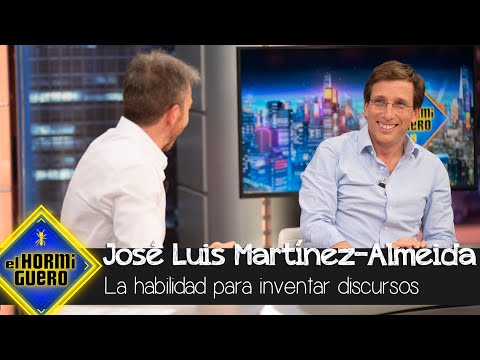 Pablo Motos prueba la habilidad de José Luis Martínez-Almeida de inventar discursos - El Hormiguero