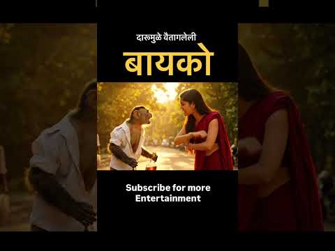 दारूमुळे वैतागलेली बायको #viralvideo #trending #comedy #alcohol #couple #city #shorts