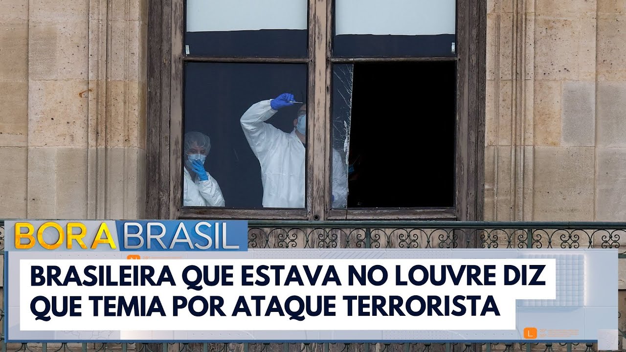 Brasileira que estava no Louvre durante roubo diz que temia por ataque terrorista