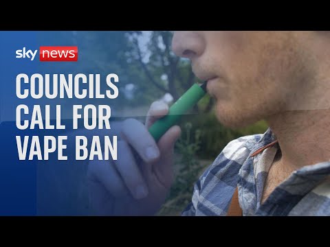 UK councils call for disposable vapes to be banned
