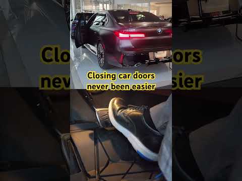 No Hands Needed! BMW Door Closes Itself