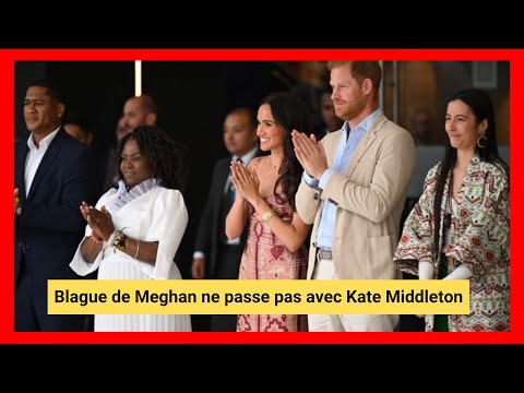 Moment embarrassant La tentative d'humour de Meghan Markle face a? Kate Middleton