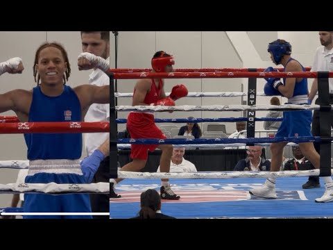 (JUNIOR OLYMPICS) MARCUS LUTHER VS JOESPH MAGDALENO SEMI-FINALS BOUT (143 LBS) FULL FIGHT