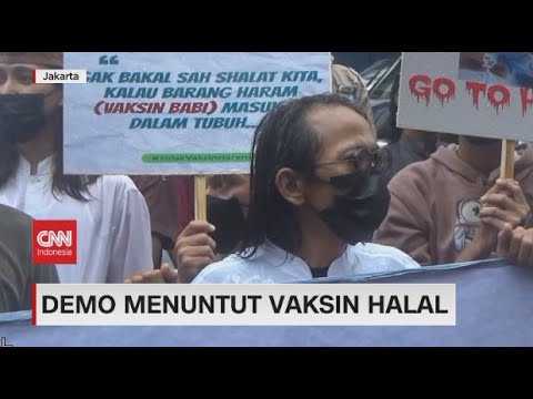 Demo Menuntut Vaksin Halal