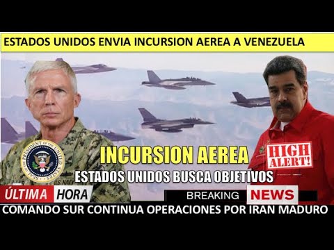Preparan incursion aerea contra objetivos de Maduro