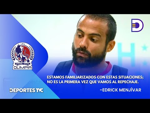 Edrick Menjívar reacciona al emparejamiento con Real España y les manda una advertencia