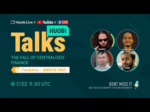 Huobi Live -The fall of centralized finance ?