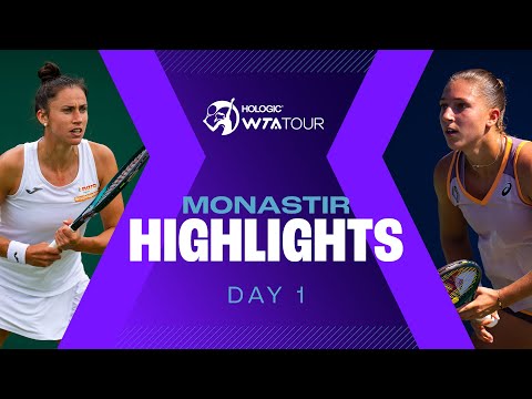 Parry, Burel & Sorribes Tormo in 2024 Monastir round 1 action | WTA Match Highlights