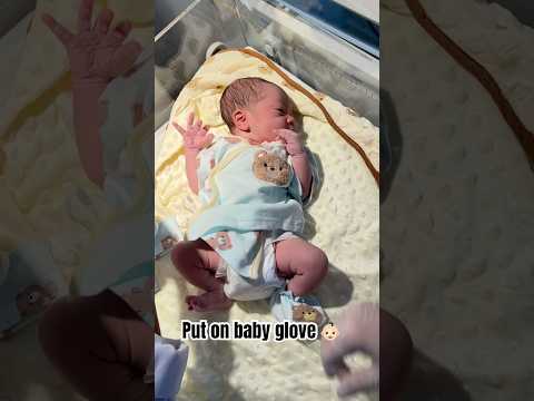 Put on baby glove #shorts