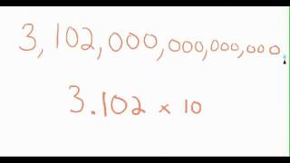 Converting between scientific 2025 notation and standard form