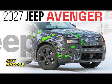 SPY PHOTOS: 2027 Jeep Avenger (camo... on the interior?!)