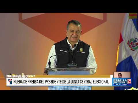 #BatallaElectoral2024: A la 5:00 pm cerrarán puertas de recintos electorales, asegura presidente JCE