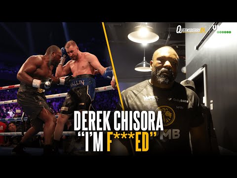 “I’m F***ED!” | Derek Chisora Greets Jermaine Jenas In The Dressing Room After Defeating Otto Wallin