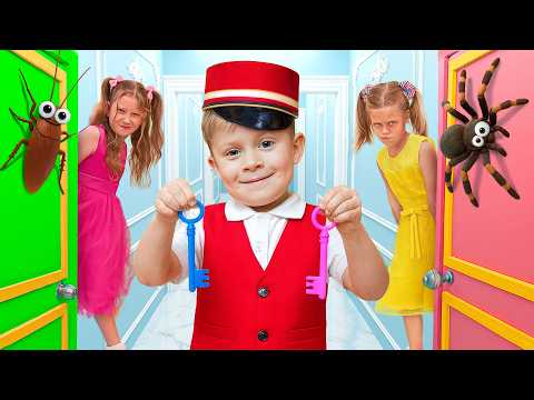 Aventura en el Hotel con Chicas Divertidas | Video Infantil