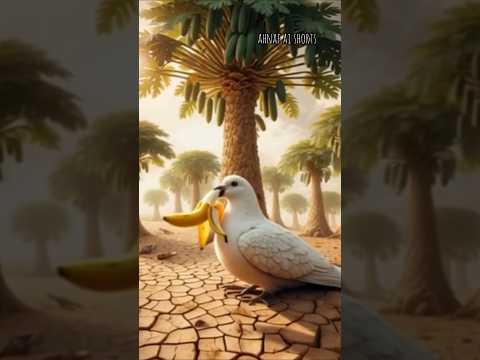 The pigeon started digging small holes in the desert.#shorts #short