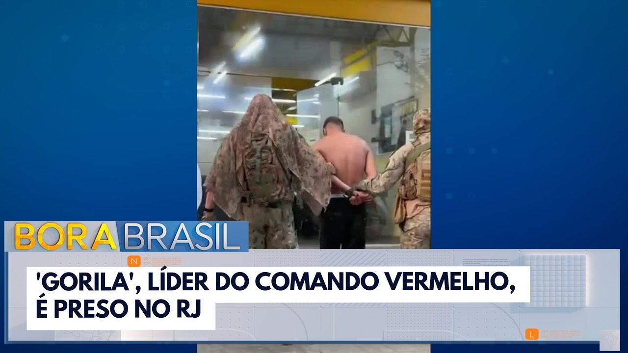 Gorila líder do comando vermelho é preso no RJ
