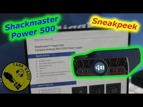 Sneak Peek, New Shackmaster Power 500 Power Supply at Huntsville HamFest