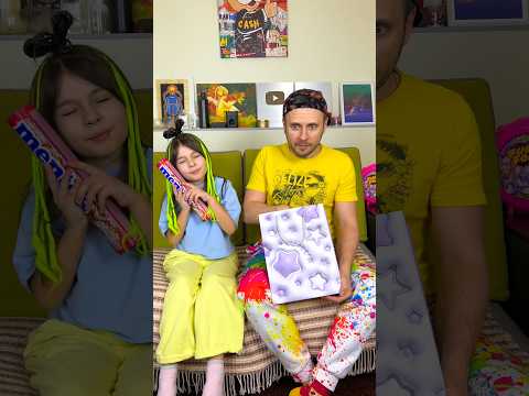 She grabbed every candy and chips! 😆🍭 by Arina Sun UA #funny