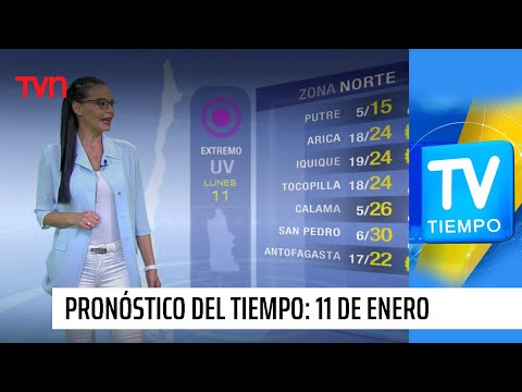 Pronóstico del tiempo: Lunes 11 de enero | TV Tiempo