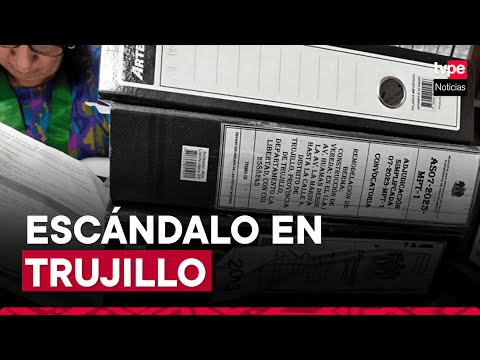 Trujillo: hallan documentos ocultos en falso piso de la municipalidad