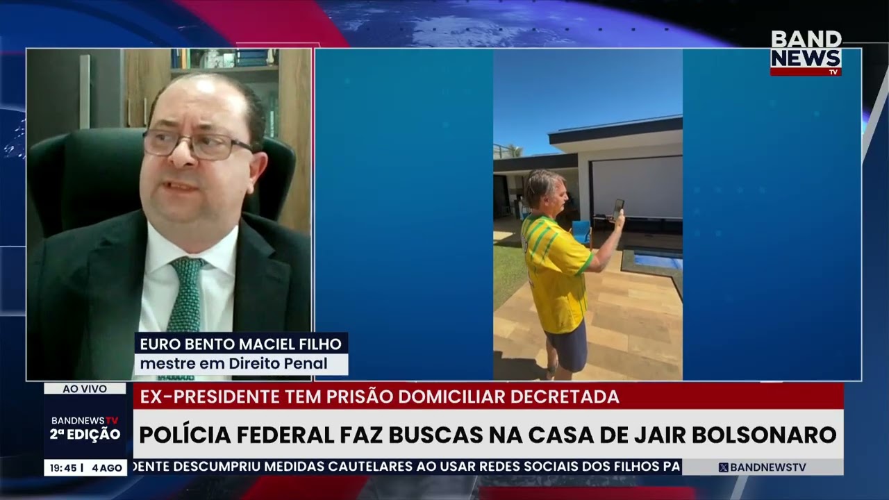 Polícia Federal faz buscas na casa de Jair Bolsonaro | BandNews TV