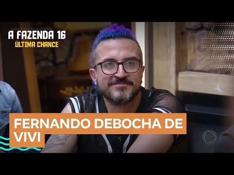 Fernando debocha dos defeitos listados por Vivi: 'Nem ligo' | Última Chance