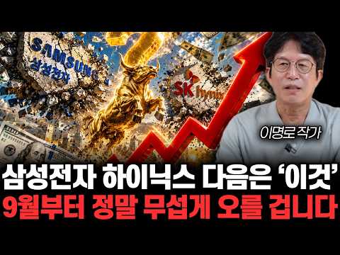 삼성전자 SK하이닉스 다음은 ‘이것’. 9월부터 정말 무섭게 오를 겁니다 | 이명로 작가 3부