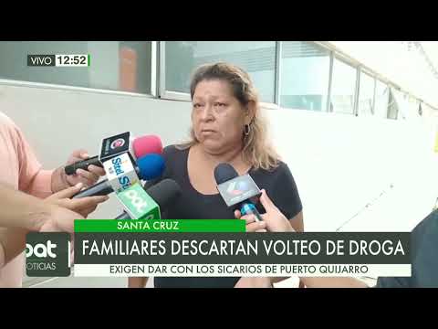 Familiares del joven acribillado en Puerto Quijarro