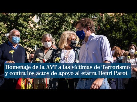 Acto de la AVT en Madrid contra las concentraciones por el etarra Herni Parot en País Vasco