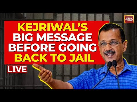 LIVE | Arvind Kejriwal's Message For His Supporters: 'I'm Going To Jail To Save The Country From..'