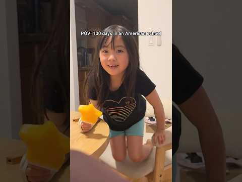100 Days of Progress in an American School | 6 years old Japanese girl