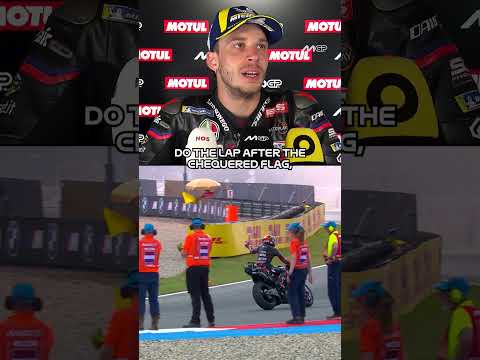 Marco Bezzecchi is happy to be the Rider Of the Race 🤗 | 2025 Dutch GP